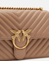 Medium shoulder bag Love Bag One Chevron - Beige | Pinko