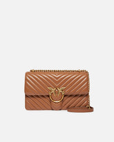 Mittelgroße Umhängetasche Love Bag One Chevron - Braun | Pinko