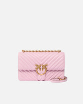 Medium shoulder bag Love Bag One Chevron - Light Pink | Pinko