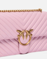 Medium shoulder bag Love Bag One Chevron - Light Pink | Pinko
