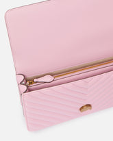 Mittelgroße Umhängetasche Love Bag One Chevron - Hellrosa | Pinko
