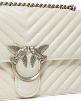 Medium shoulder bag Love Bag One Chevron - White | Pinko