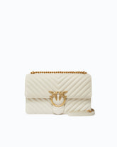 Mittelgroße Umhängetasche Love Bag One Chevron - Weiß | Pinko