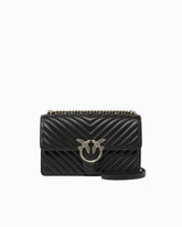 Mittelgroße Umhängetasche Love Bag One Chevron - Schwarz | Pinko