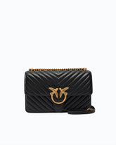 Medium shoulder bag Love Bag One Chevron - Black | Pinko