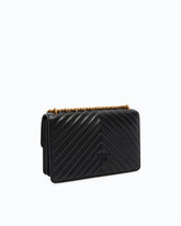 Medium shoulder bag Love Bag One Chevron - Black | Pinko