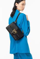 Medium shoulder bag Love Bag One Chevron - Black | Pinko