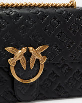 Love Bag leather crossbody bag with logo - | Pinko