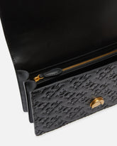 Love Bag leather crossbody bag with logo - Black | Pinko