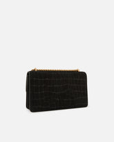 Love Bag One medium crossbody bag in crocodile-print leather - | Pinko
