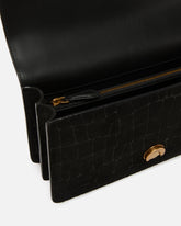 Mittelgroße Umhängetasche Love Bag One aus Leder mit Krokoprint - | Pinko