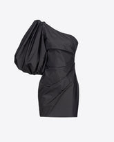 ONE-SHOULDER TAFFETA MINI DRESS - | Pinko