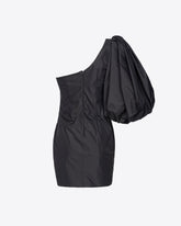 ONE-SHOULDER TAFFETA MINI DRESS - | Pinko
