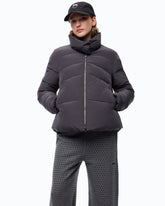 Pea coat in water-repellent technical canvas - | Pinko