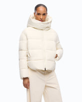 Technical canvas jacket with hood - Yellow | Pinko