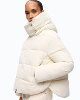 Technical canvas jacket with hood - Yellow | Pinko