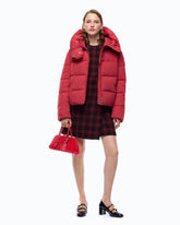 Technical canvas jacket with hood - Red | Pinko