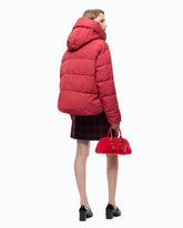 Technical canvas jacket with hood - Red | Pinko
