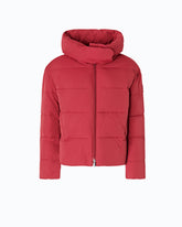 Technical canvas jacket with hood - Red | Pinko