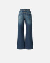 Wide-leg soft denim jeans - | Pinko