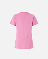T-shirt with PINKO logo embroidery - Pink | Pinko