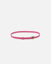 Thin belt with Love Birds buckle, 1cm - Pink Pinko | Pinko