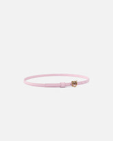 Thin belt with Love Birds buckle, 1cm - Light Pink | Pinko