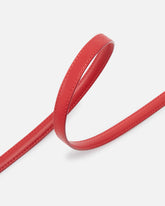 Thin belt with Love Birds buckle, 1cm - Red | Pinko
