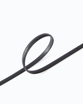 Thin belt with Love Birds buckle, 1cm - Black | Pinko