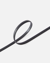 Thin belt with Love Birds buckle, 1cm - Black | Pinko