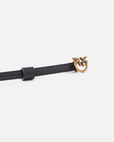 Thin belt with Love Birds buckle, 1cm - | Pinko