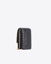 Chevron nappa leather smartphone case - | Pinko