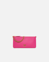 Horizontal Flat Bag in leather - | Pinko