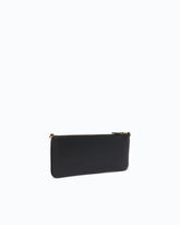 Horizontal Flat Bag in leather - | Pinko
