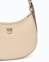 Small shoulder bag Love Bag Half Moon Simply - Beige | Pinko