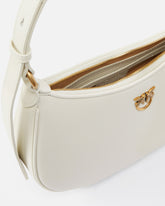 Small shoulder bag Love Bag Half Moon Simply - White | Pinko