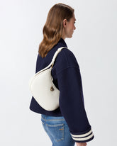 Small shoulder bag Love Bag Half Moon Simply - White | Pinko