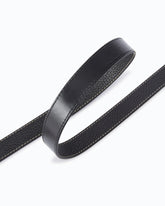 Tumbled leather belt with Love Birds detail, 2.5 cm - | Pinko