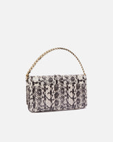 Reptile print shoulder bag with compartments PINKO Galleria - | Pinko