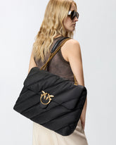 Extra Love Bag Puff maxi crossbody bag in quilted nylon - | Pinko