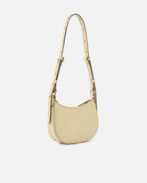 Half Moon baby leather shoulder bag - Beige | Pinko
