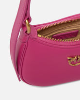 Baby Schultertasche Half Moon aus Leder - | Pinko