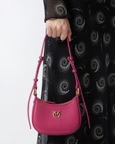 Half Moon baby leather shoulder bag - | Pinko