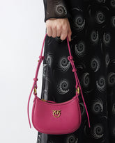 Half Moon baby leather shoulder bag - | Pinko