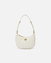 Half Moon baby leather shoulder bag - White | Pinko