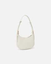 Half Moon baby leather shoulder bag - White | Pinko