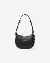 Half Moon baby leather shoulder bag - Black | Pinko