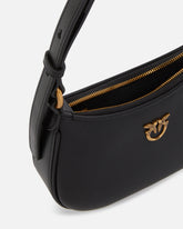 Half Moon baby leather shoulder bag - Black | Pinko