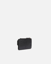 Compact small wallet in shiny leather with logo - | Pinko