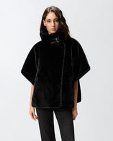 Faux fur cape - | Pinko